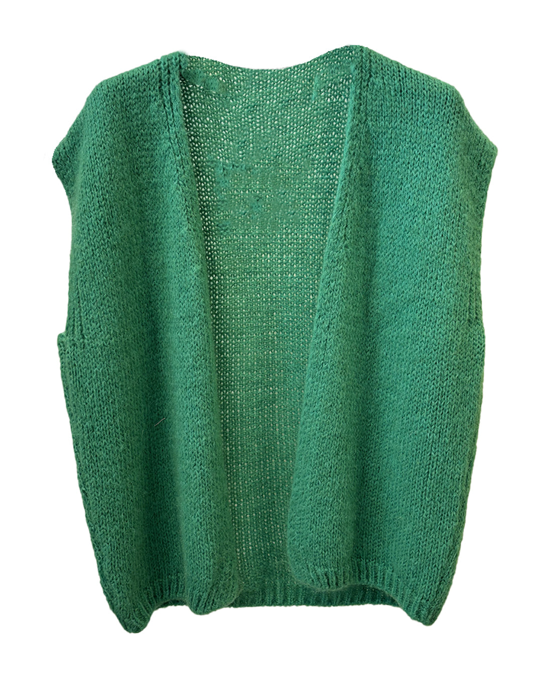 Gilet sans manche en maille