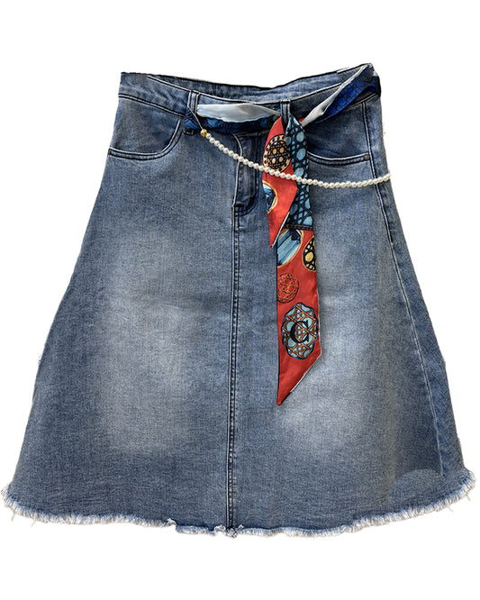Jupe en Jean coupe evasé NAIF DENIM