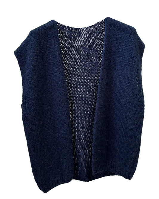 Gilet sans manche en maille