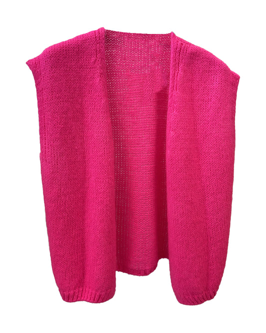 Gilet sans manche en maille