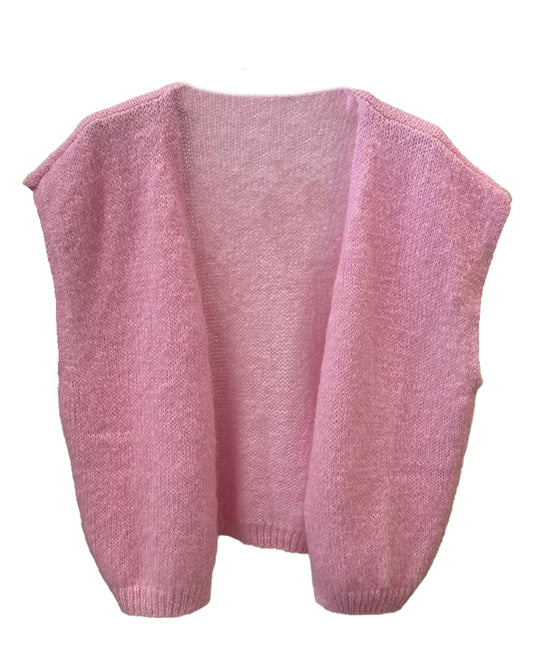 Gilet sans manche en maille